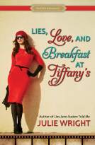 book cover for Lies, Love, and Breakfast at Tiffany's