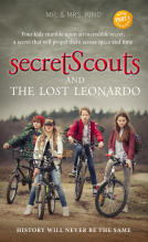 book cover for Secret Scouts and The Lost Leonardo