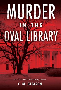book cover for Murder in the Oval Library