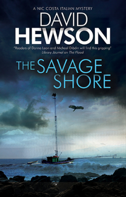 book cover for The Savage Shore