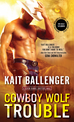 book cover for Cowboy Wolf Trouble