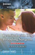 book cover for Reunited with Her Brooding Surgeon