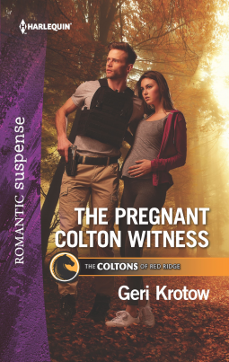 book cover for The Pregnant Colton Witness