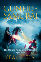 book cover for Gunfire Samurai