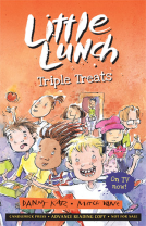 book cover for Little Lunch: Triple Treats