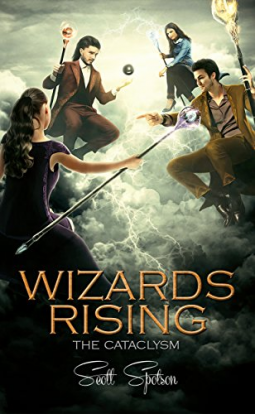 book cover for Wizards Rising: The Cataclysm