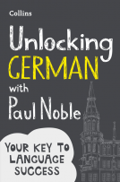 book cover for Unlocking German with Paul Noble