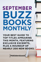 book cover for September 2018 Buzz Books Monthly