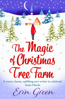 book cover for The Magic of Christmas Tree Farm