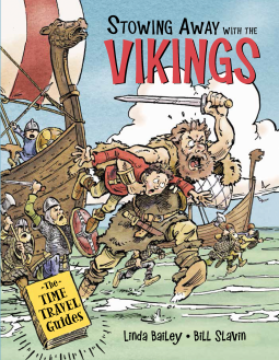 book cover for Stowing Away with the Vikings