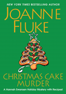 book cover for Christmas Cake Murder