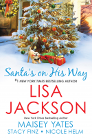 book cover for Santa's on His Way