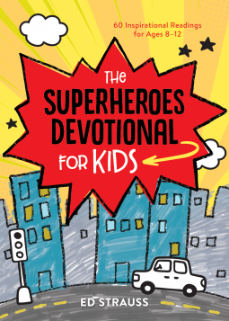 book cover for The Superheroes Devotional for Kids