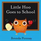 book cover for Little Hoo Goes to School