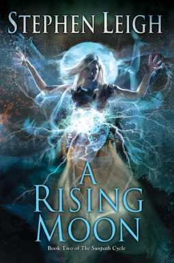 book cover for A Rising Moon