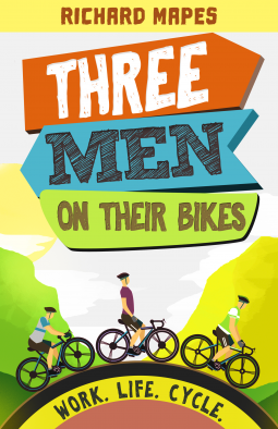 book cover for Three Men on Their Bikes