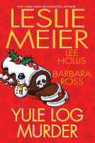 book cover for Yule Log Murder