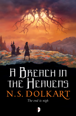 book cover for A Breach in the Heavens