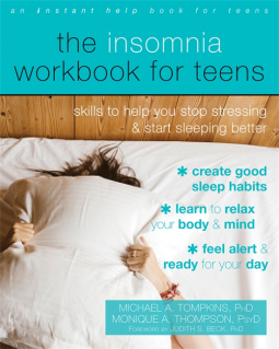 book cover for The Insomnia Workbook for Teens
