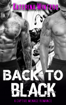 book cover for Back to Black: A captive ménage romance