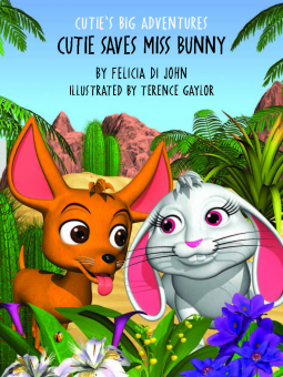 book cover for Cutie Saves Miss Bunny