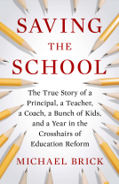 book cover for Saving the School