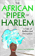 book cover for The African Piper of Harlem
