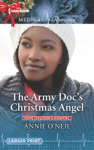 book cover for The Army Doc's Christmas Angel