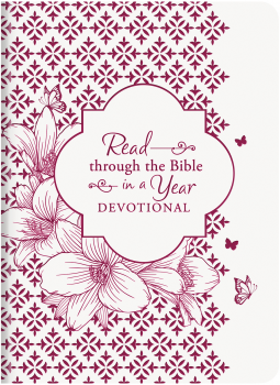 book cover for Read through the Bible in a Year Devotional
