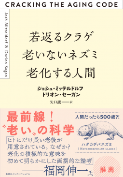 若返るクラゲ 老いないネズミ 老化する人間 表紙