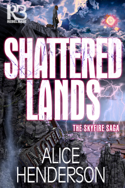 book cover for Shattered Lands