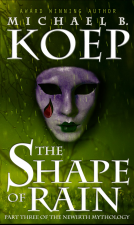 book cover for The Shape of Rain