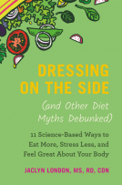book cover for Dressing on the Side (and Other Diet Myths Debunked)