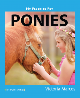 book cover for My Favorite Pet: Ponies