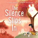 book cover for The Silence Slips In