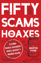 book cover for Fifty Scams and Hoaxes