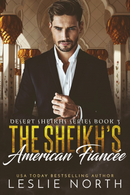 book cover for The Sheikh's American Fiancée