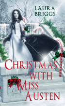 book cover for Christmas With Miss Austen
