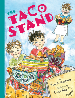 book cover for The Taco Stand