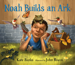book cover for Noah Builds an Ark