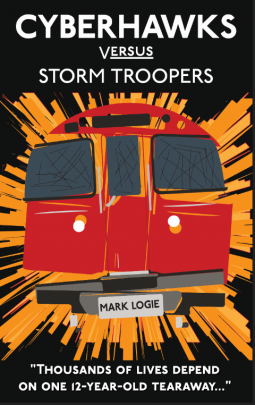 book cover for Cyberhawks Versus Storm Troopers