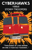 book cover for Cyberhawks Versus Storm Troopers