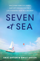 book cover for Seven at Sea