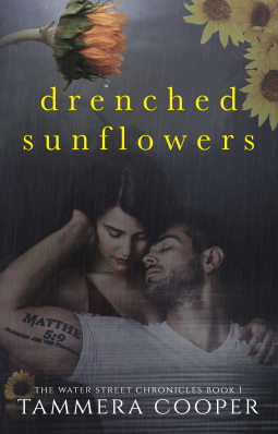 book cover for Drenched Sunflowers