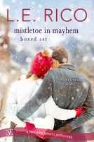 book cover for Mistletoe in Mayhem Boxed Set