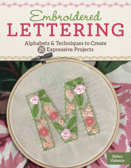 book cover for Embroidered Lettering