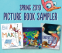 Cover Image: Picture Book Sampler: Undercover Ostrich, Dibs!, Be a Maker