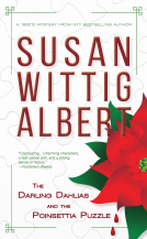 book cover for The Darling Dahlias and the Poinsettia Puzzle