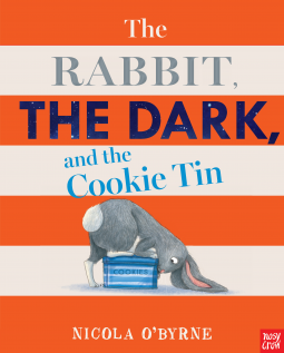 book cover for The Rabbit, the Dark, and the Cookie Tin