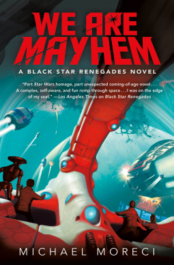 book cover for We Are Mayhem